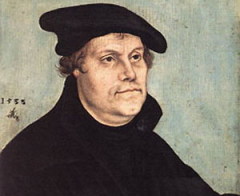 10 ноября Мартин Лютер - основатель протестантского течения «лютеранства»