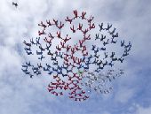 6 февраля Поставлен рекорд в купольной акробатике — 357 парашютистов образовали гигантский цветок в небе Таиланда