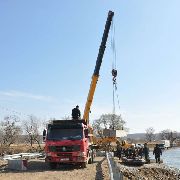 ОАО «Примавтодор» начал восстанавливать переправу в Кроуновке