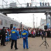 Агитационный поезд либерально-демократической партии России сделал остановку в Уссурийске