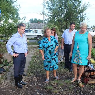 Евгений Корж проверил работу комиссий по оценке ущерба