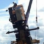 В Уссурийске рухнул автокран