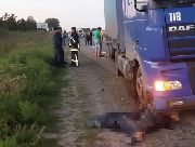 Водитель грузовика, сбившего девять велосипедистов под Киевом, уснул за рулем