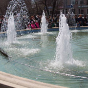 Открытие фонтана в Уссурийске