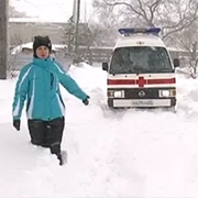 Каково приходится "Скорой помощи" в снегопад